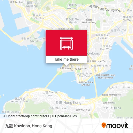 九龍 Kowloon map