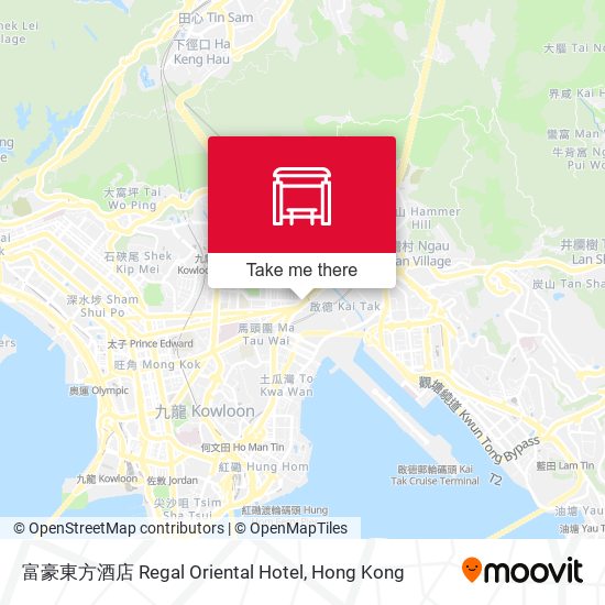 富豪東方酒店 Regal Oriental Hotel map