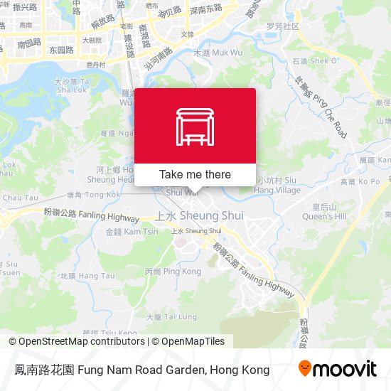 鳳南路花園 Fung Nam Road Garden map