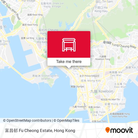 富昌邨 Fu Cheong Estate map