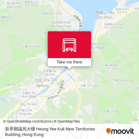 新界鄉議局大樓 Heung Yee Kuk New Territories Building map