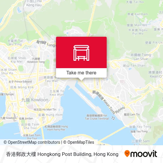 香港郵政大樓 Hongkong Post Building map