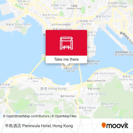 半島酒店 Peninsula Hotel map