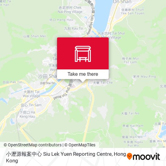 小瀝源報案中心 Siu Lek Yuen Reporting Centre map