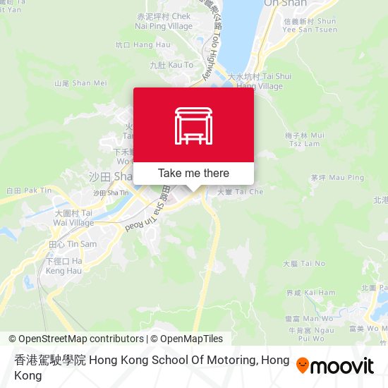 香港駕駛學院 Hong Kong School Of Motoring map