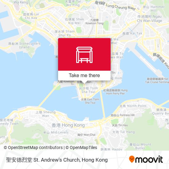 聖安德烈堂 St. Andrew's Church map