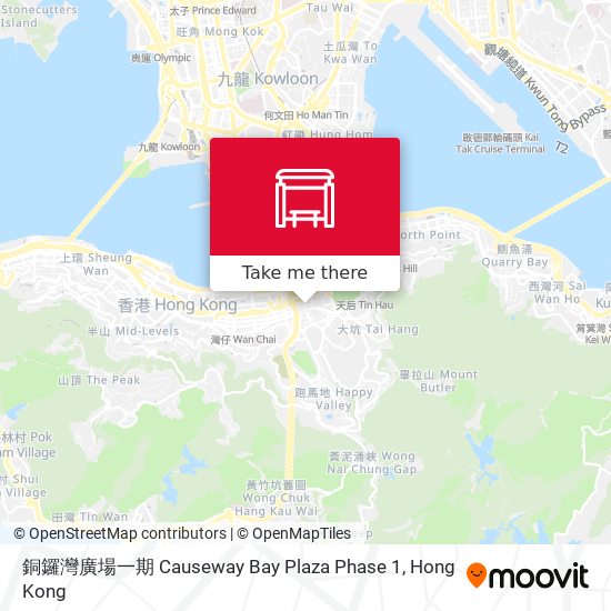 銅鑼灣廣場一期 Causeway Bay Plaza Phase 1 map
