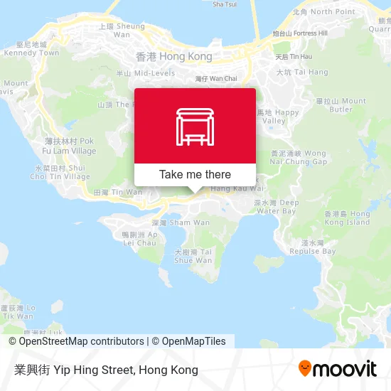 業興街 Yip Hing Street map