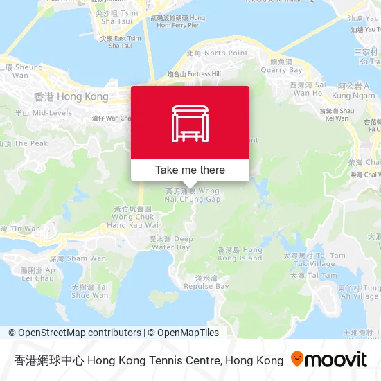香港網球中心 Hong Kong Tennis Centre地圖