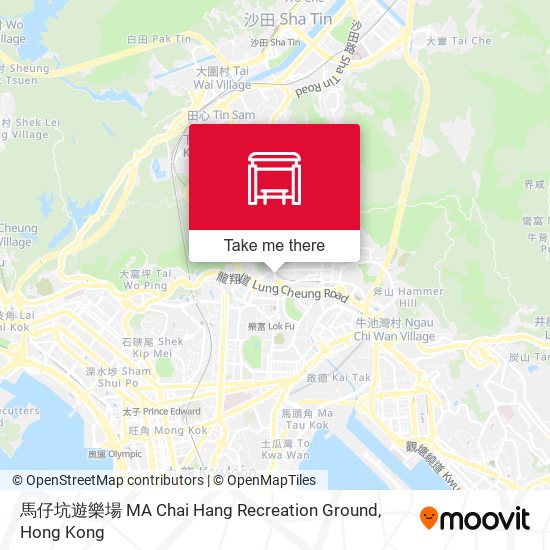馬仔坑遊樂場 MA Chai Hang Recreation Ground map