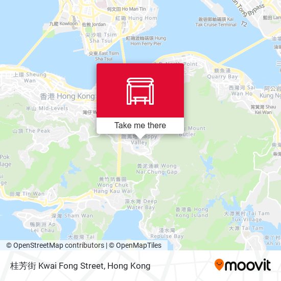 桂芳街 Kwai Fong Street map