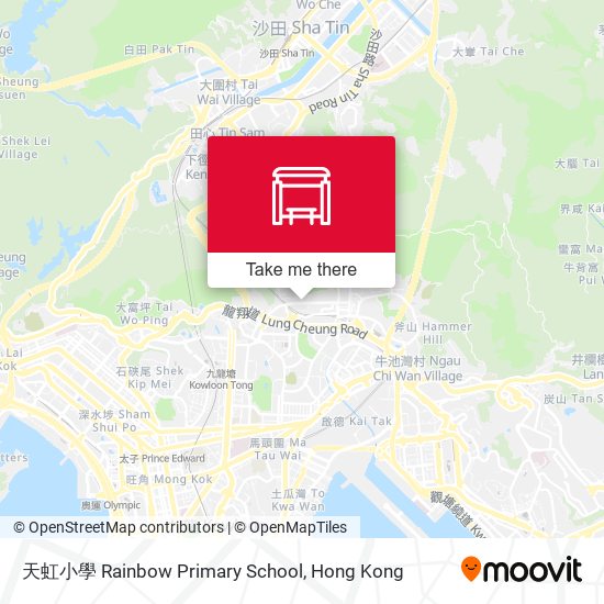 天虹小學 Rainbow Primary School map