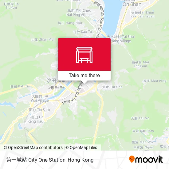 第一城站 City One Station地圖