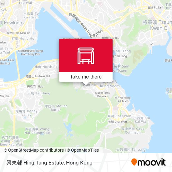 興東邨 Hing Tung Estate地圖