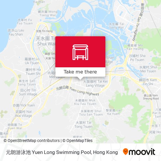 元朗游泳池 Yuen Long Swimming Pool map