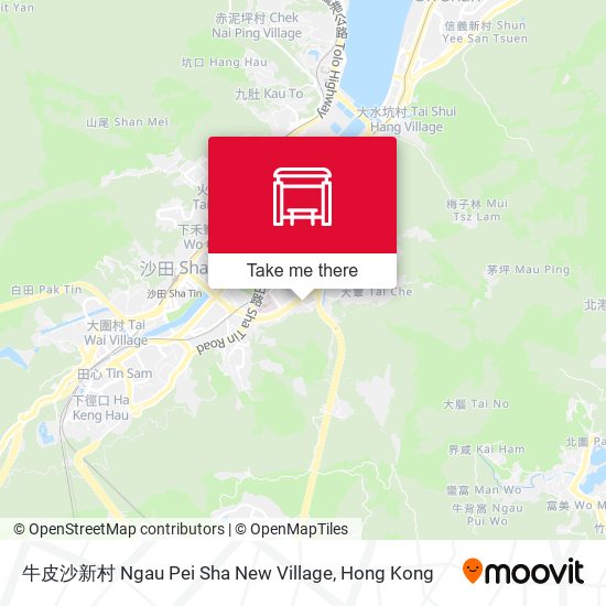 牛皮沙新村 Ngau Pei Sha New Village map
