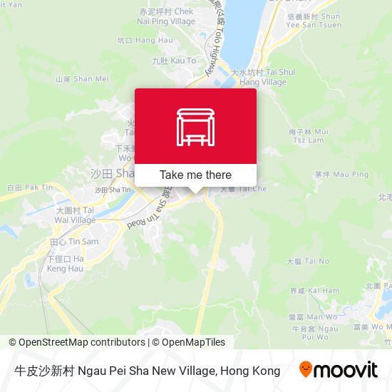 牛皮沙新村 Ngau Pei Sha New Village地圖