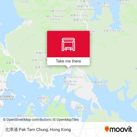 北潭涌 Pak Tam Chung map