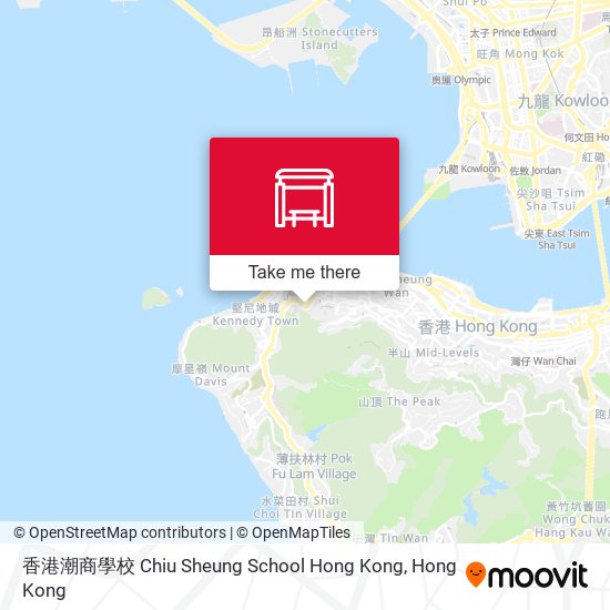 香港潮商學校 Chiu Sheung School Hong Kong map