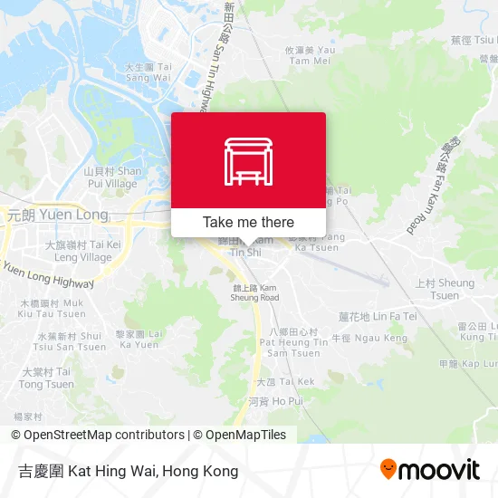 吉慶圍 Kat Hing Wai map