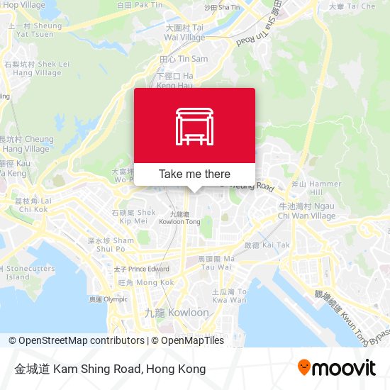 金城道 Kam Shing Road map