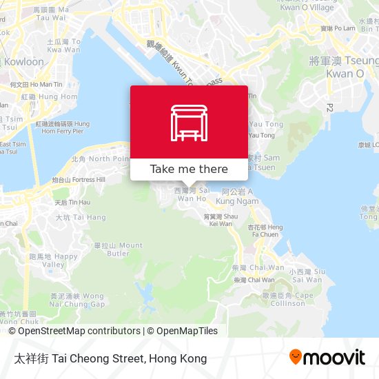 太祥街 Tai Cheong Street map