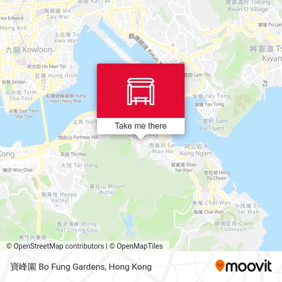 寶峰園 Bo Fung Gardens map
