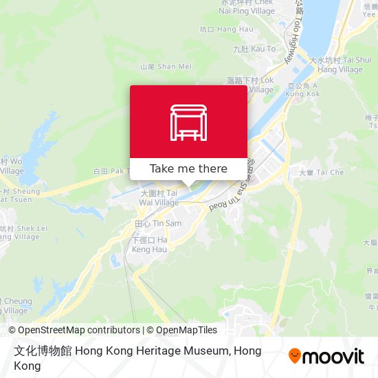 文化博物館 Hong Kong Heritage Museum map
