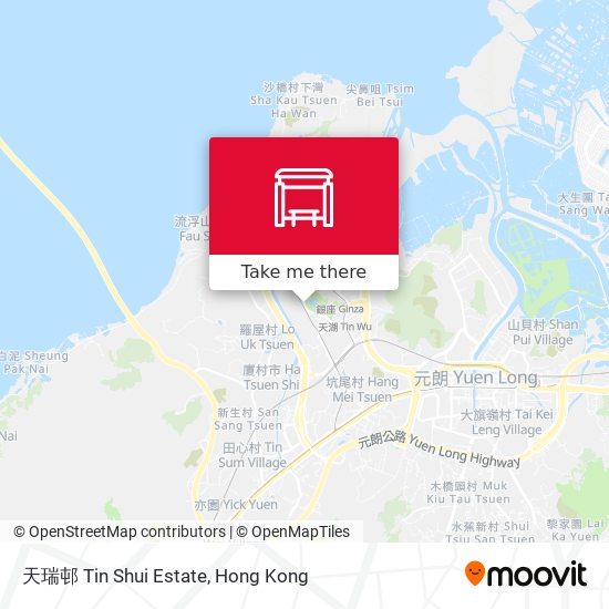 天瑞邨 Tin Shui Estate map