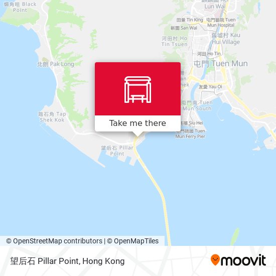 望后石 Pillar Point map