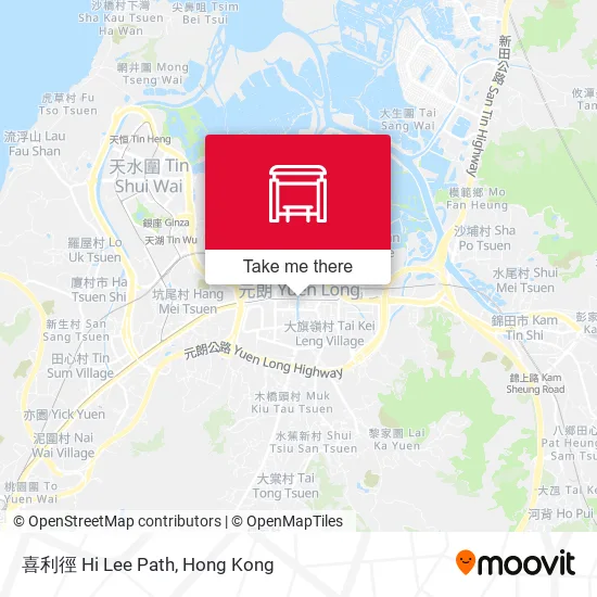 喜利徑 Hi Lee Path map