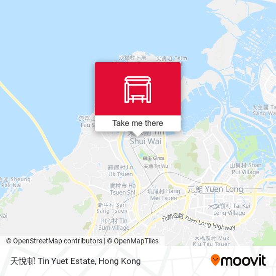 天悅邨 Tin Yuet Estate map