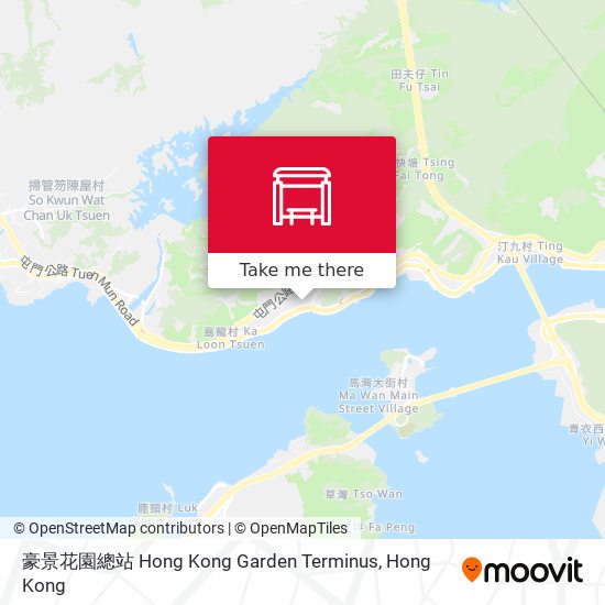 豪景花園總站 Hong Kong Garden Terminus map