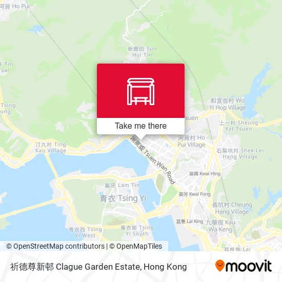 祈德尊新邨 Clague Garden Estate地圖