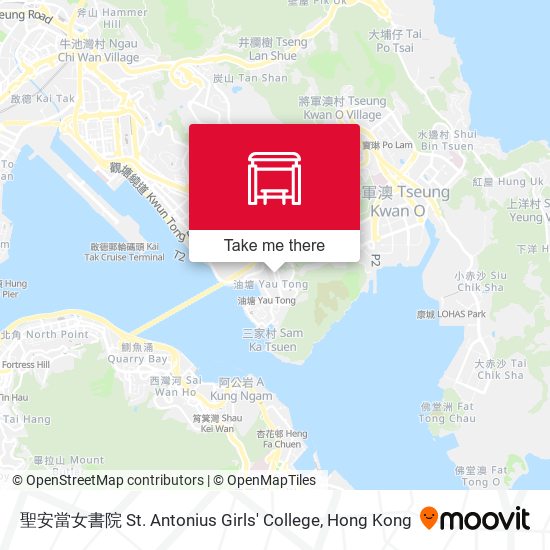 聖安當女書院 St. Antonius Girls' College map