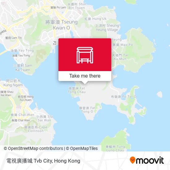 電視廣播城 Tvb City地圖