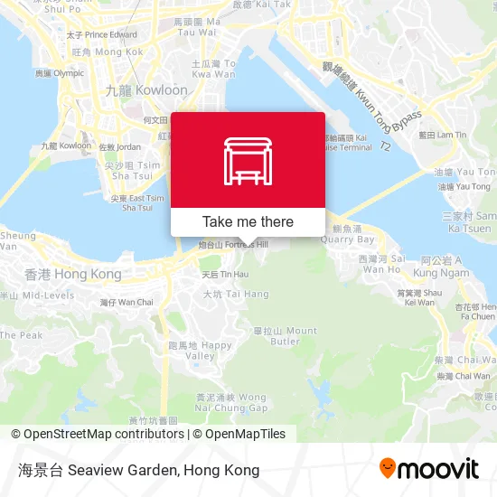 海景台 Seaview Garden map