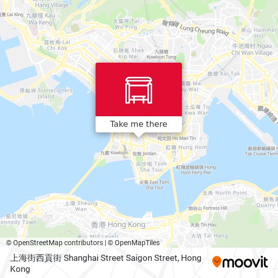 上海街西貢街 Shanghai Street Saigon Street map