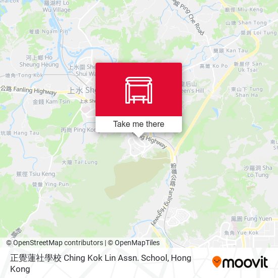 正覺蓮社學校 Ching Kok Lin Assn. School map