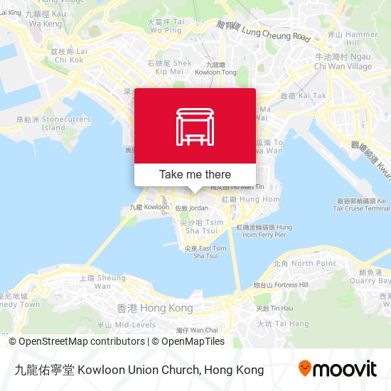 九龍佑寧堂 Kowloon Union Church map