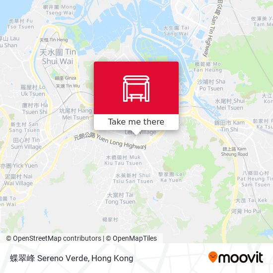 蝶翠峰 Sereno Verde map