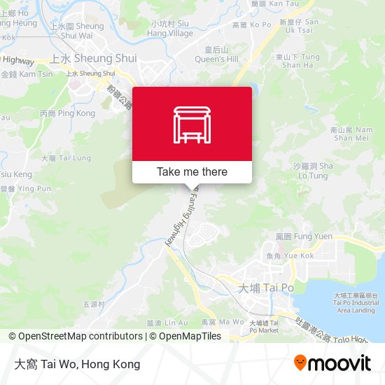 大窩 Tai Wo map