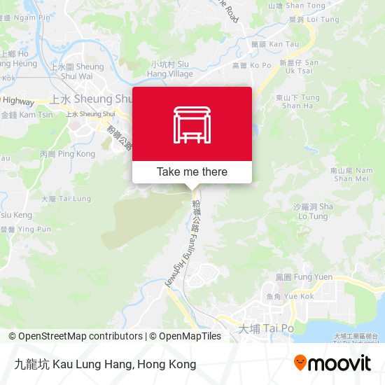 九龍坑 Kau Lung Hang map