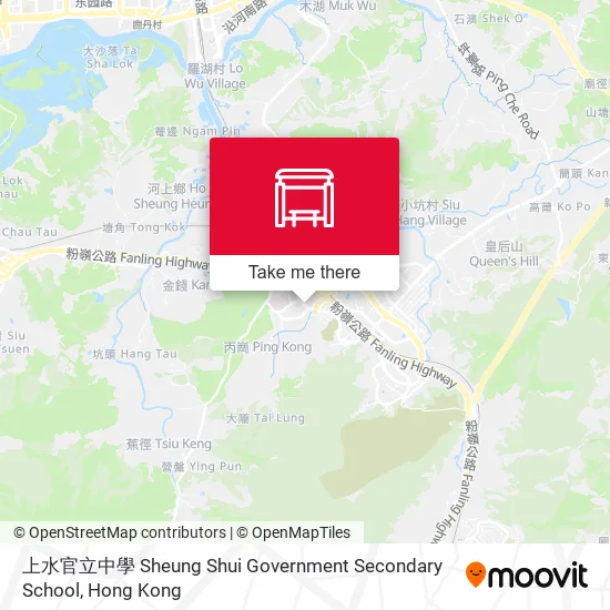 上水官立中學 Sheung Shui Government Secondary School map