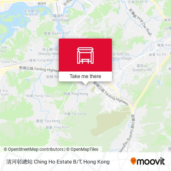 清河邨總站 Ching Ho Estate B/T地圖