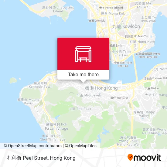 卑利街 Peel Street地圖