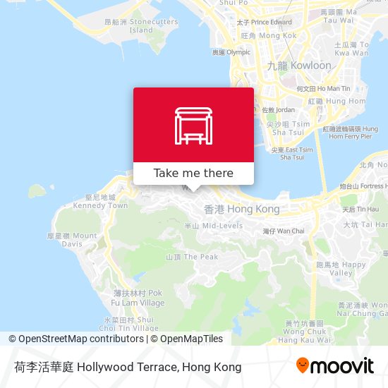 荷李活華庭 Hollywood Terrace map