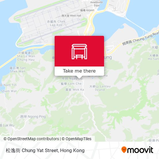 松逸街 Chung Yat Street map