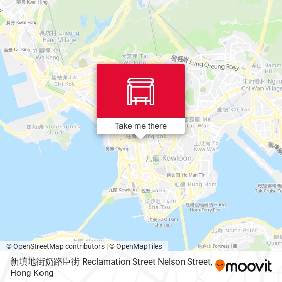 新填地街奶路臣街 Reclamation Street Nelson Street map