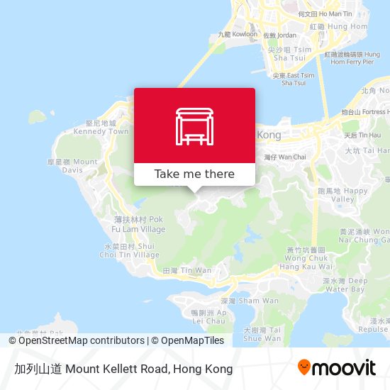 加列山道 Mount Kellett Road map